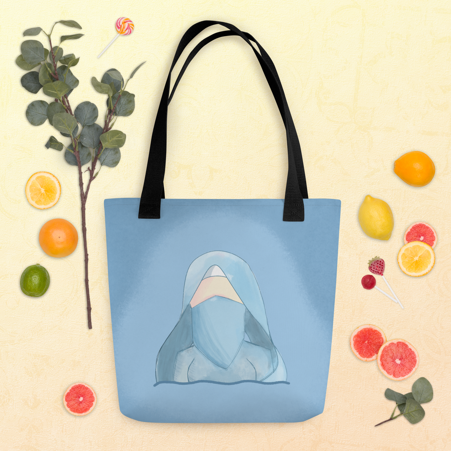 Hiba - Hijabi Hues Trendy Muslimah Tote Bag