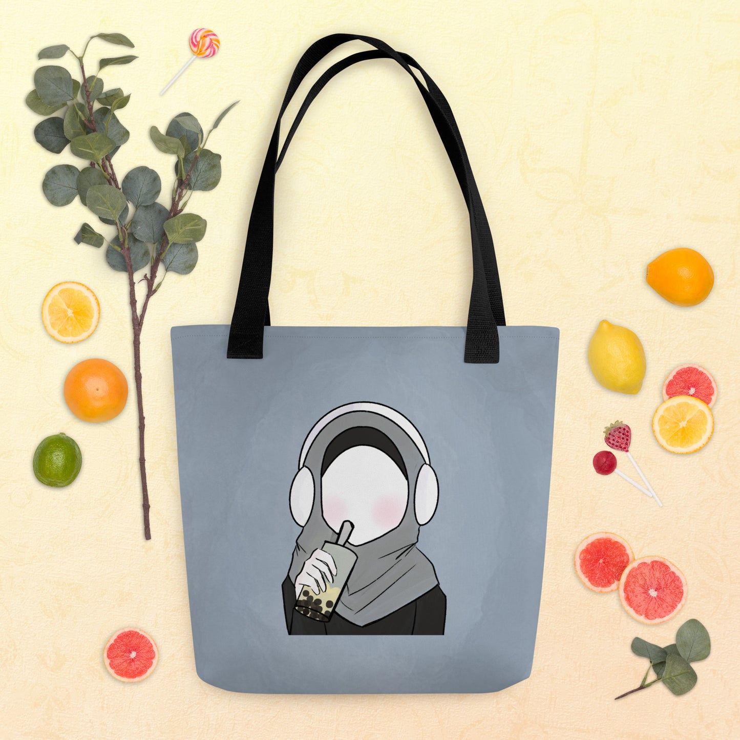 Israa - Hijabi Hues Trendy Muslimah Tote Bag