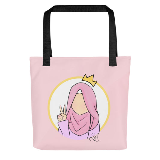 Noora - Hijabi Hues Trendy Muslimah Tote Bag